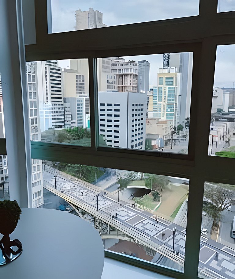 1805 - Loft Moderno - Vista do Vale do Anhangabau