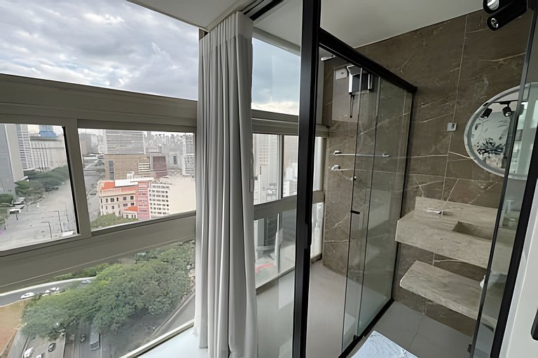 Aconchegante Studio no 26 andar
