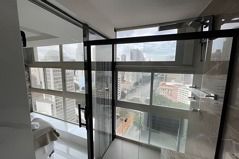 Aconchegante Studio no 26 andar