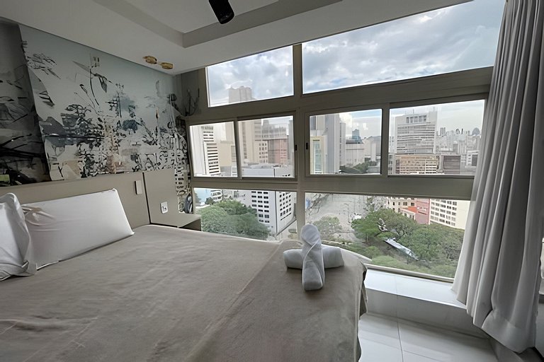 Aconchegante Studio no 26 andar